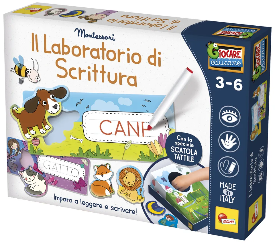 Lisciani Montessori Maxi Laboratorio di Scrittura gioco educativo