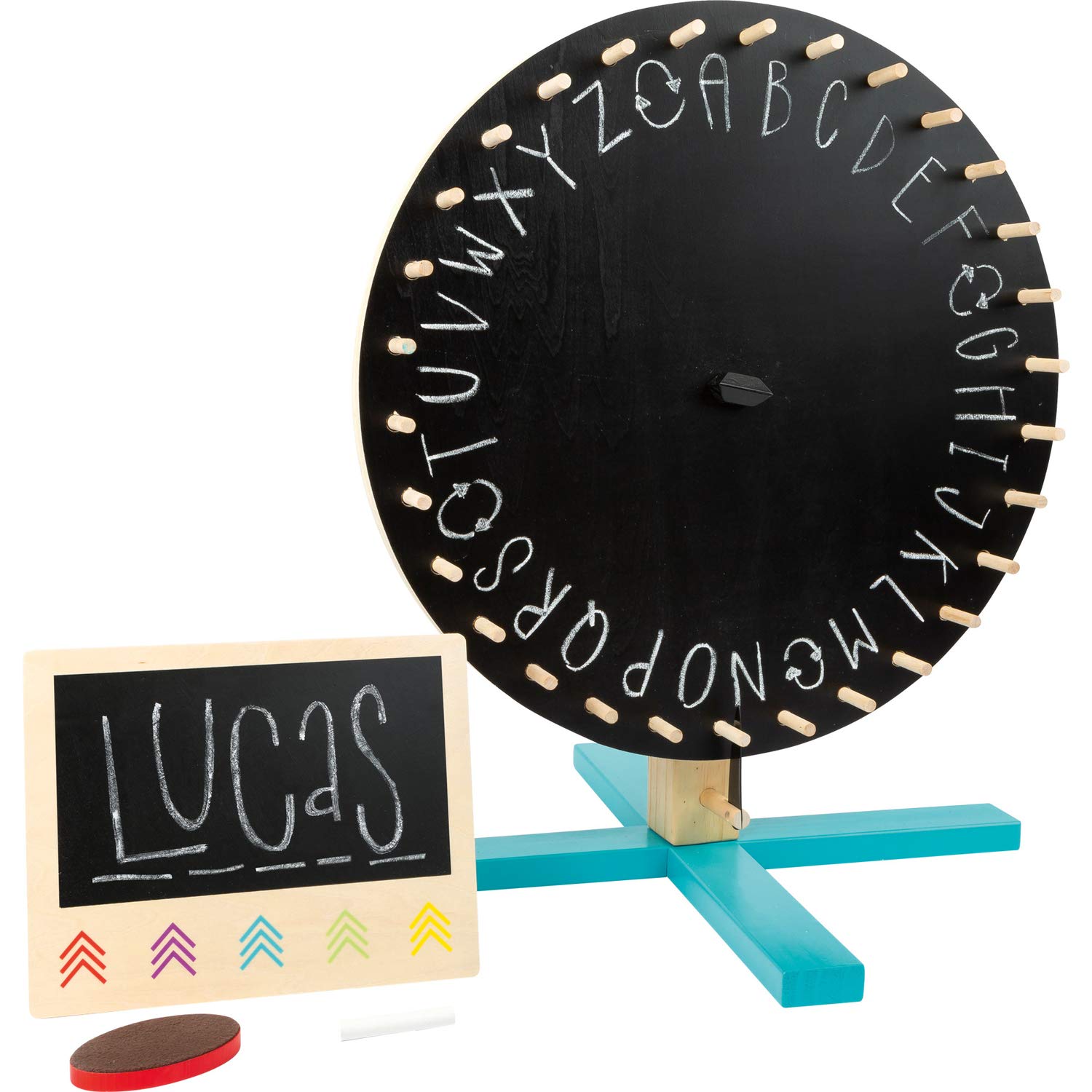 smallfoot Active 11371 ruota della fortuna legno 5 anni