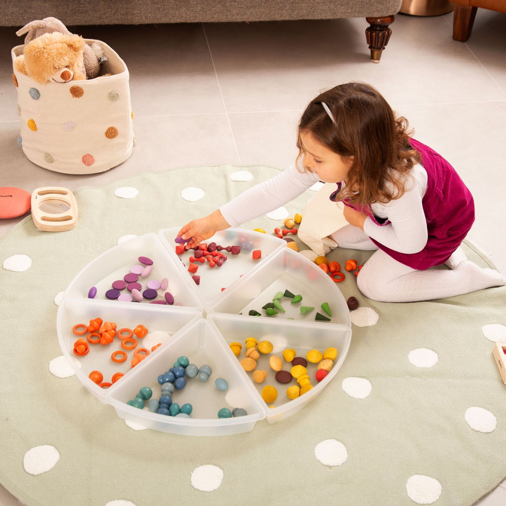 Tickit Discovery 73574 vassoi sensoriali plastica 6 pezzi