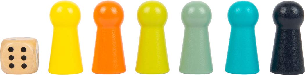 smallfoot 11785 Serpenti e Scale gioco in legno XL 6 giocatori