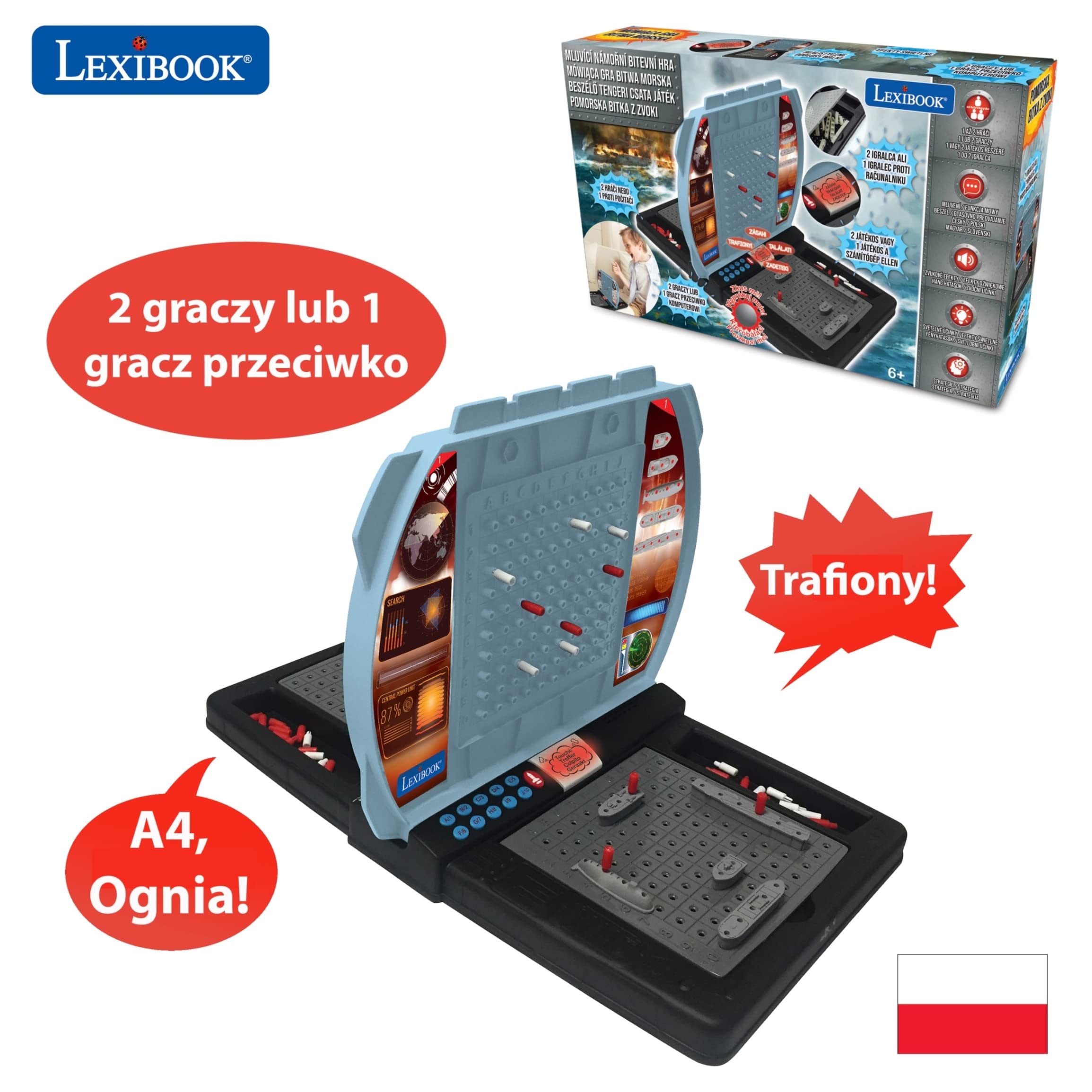 Lexibook GT2800i2 Battaglia Navale gioco elettronico parlante