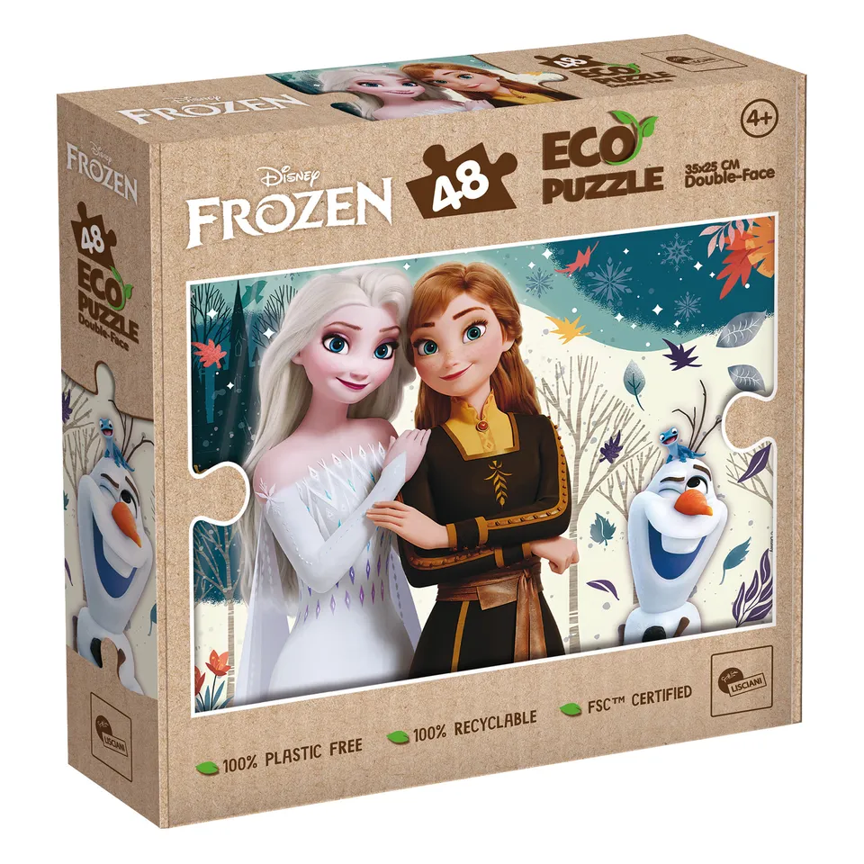 Lisciani Disney Eco-Puzzle Mini 48 Frozen puzzle bambini