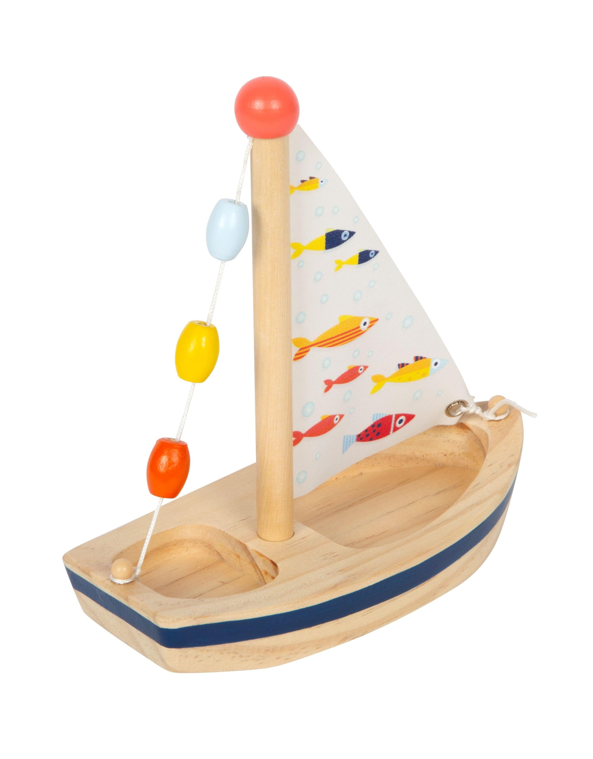smallfoot Grande Oceano 12824 barca legno vela stoffa 2 anni
