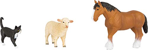 smallfoot WoodFriends 11007 animali fattoria in legno 3 pezzi