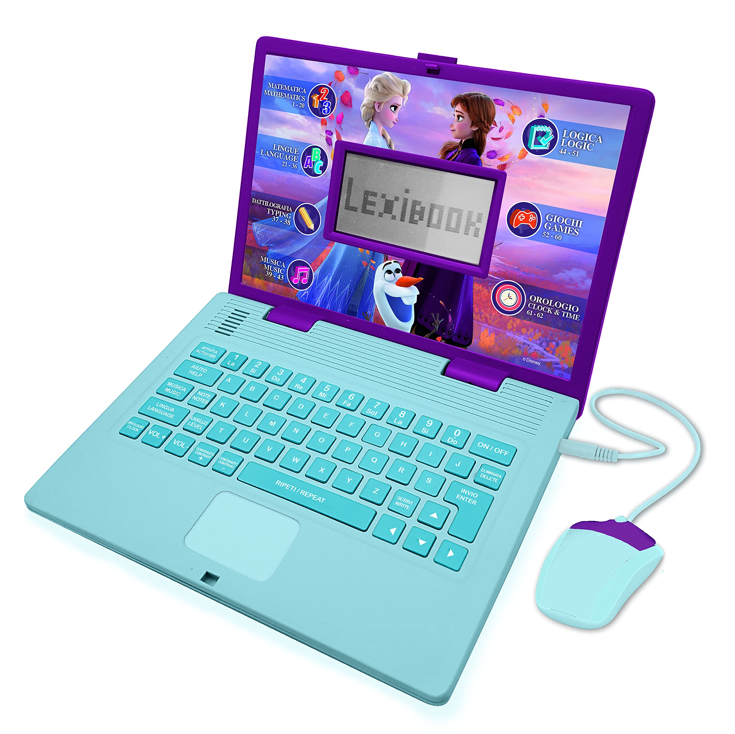 Lexibook Frozen JC598FZi5 portatile educativo bilingue
