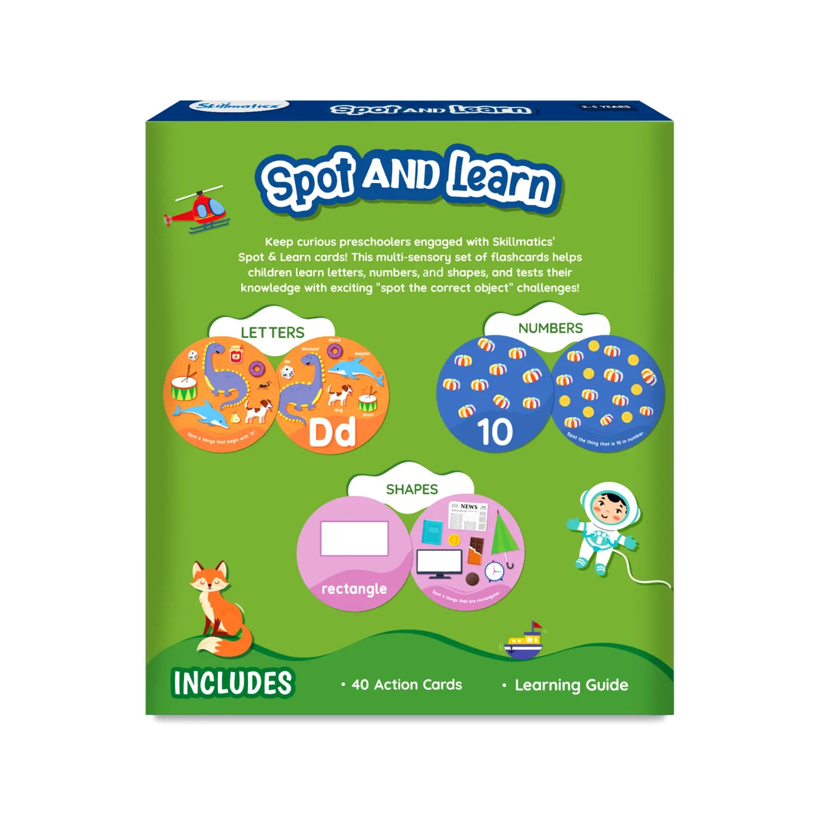Skillmatics Spot and Learn carte didattiche bimbi