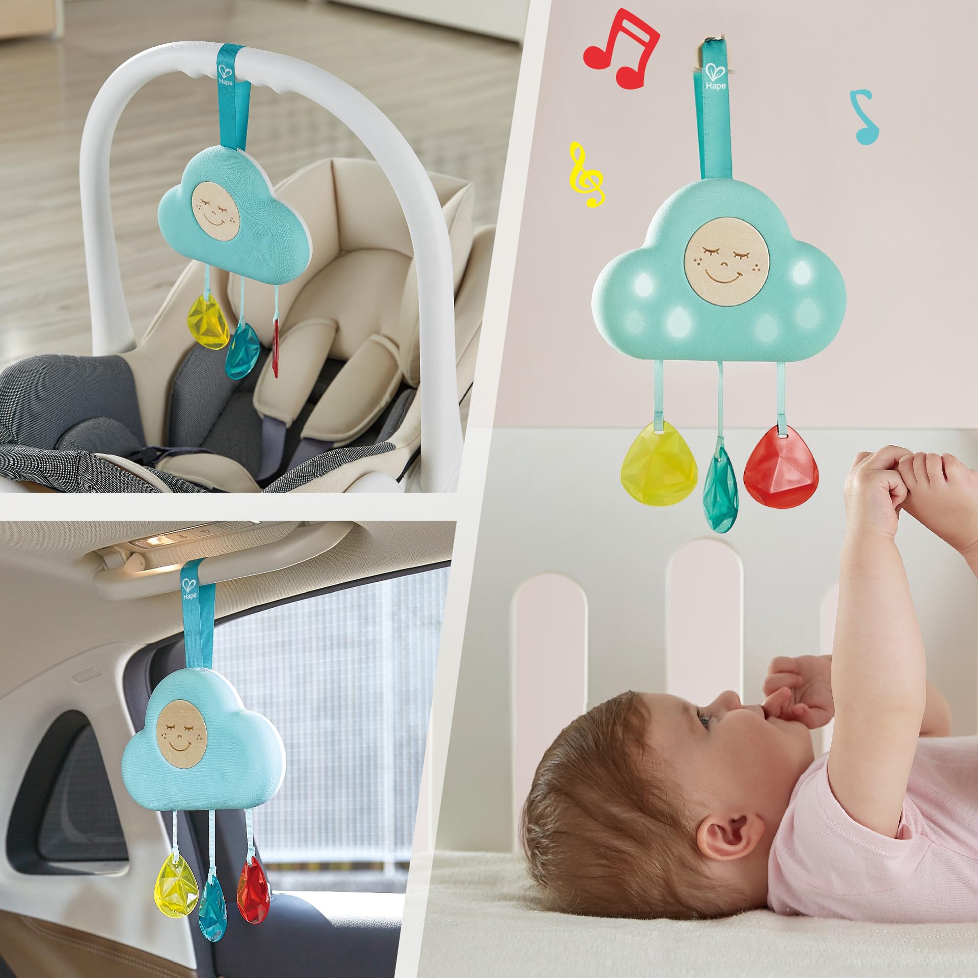 Hape Luce Musicale della Nuvola E0619 luce notturna neonato