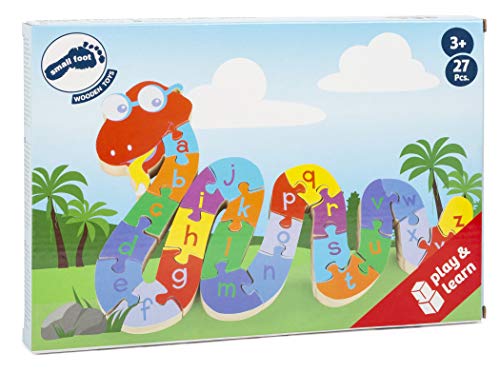 smallfoot 6235 Serpente ABC Puzzle in Legno