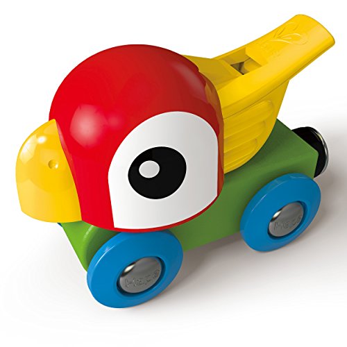 Hape Pappagallo Locomotiva Fischietto Treno in Legno Colorato