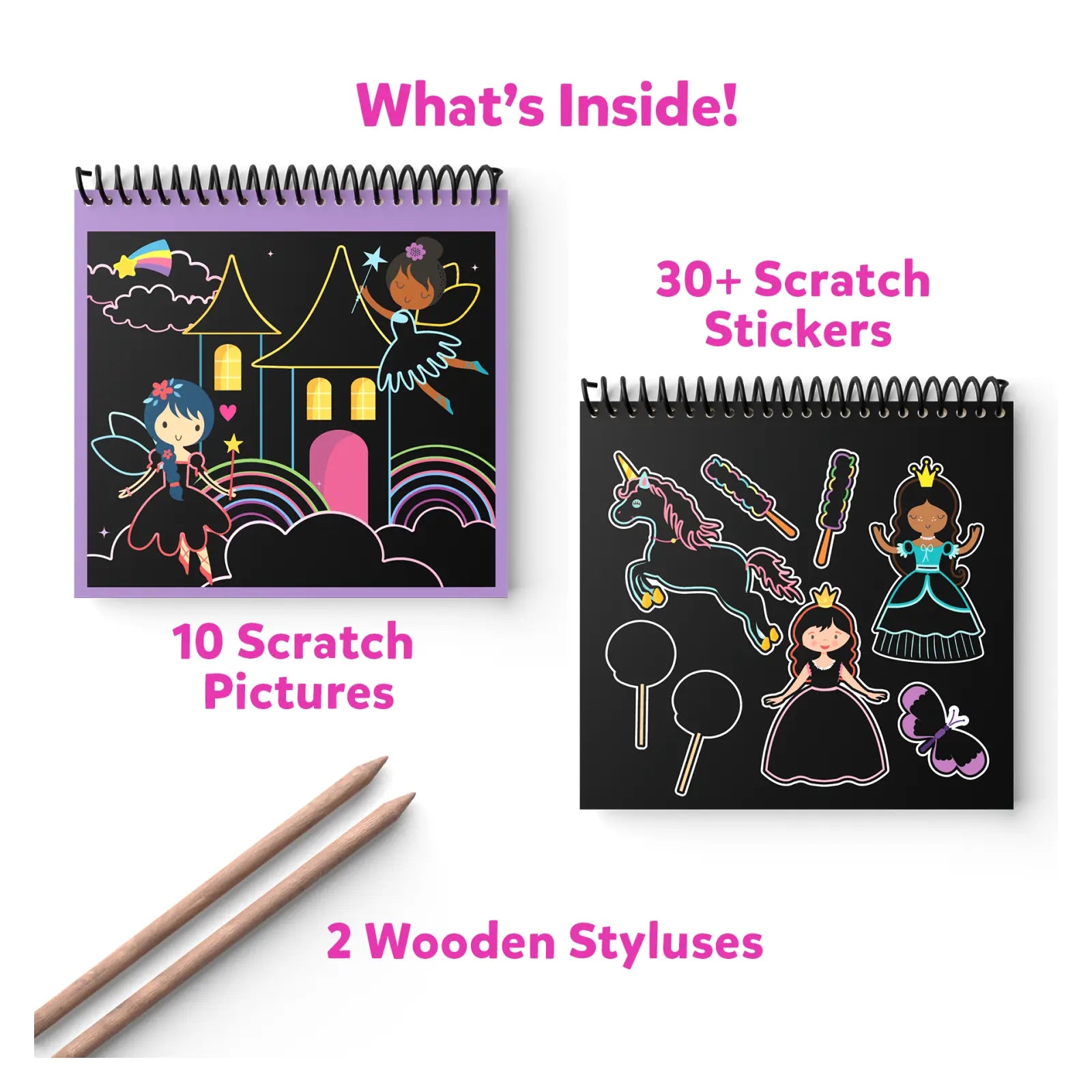 Skillmatics Magical Unicorns Princesses gratta disegna 3+