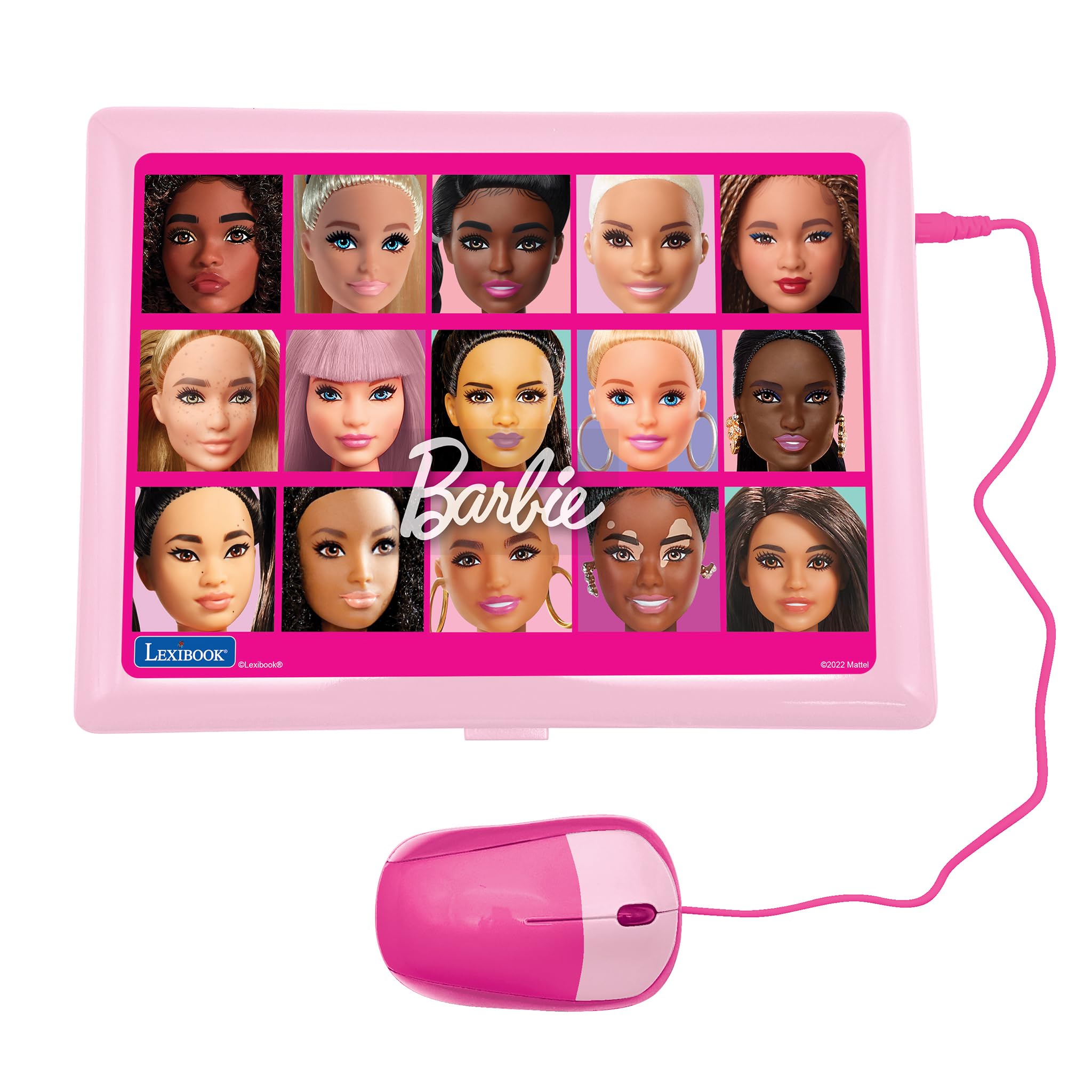 Lexibook Barbie JC599BBi2 laptop giocattolo rosa bilingue