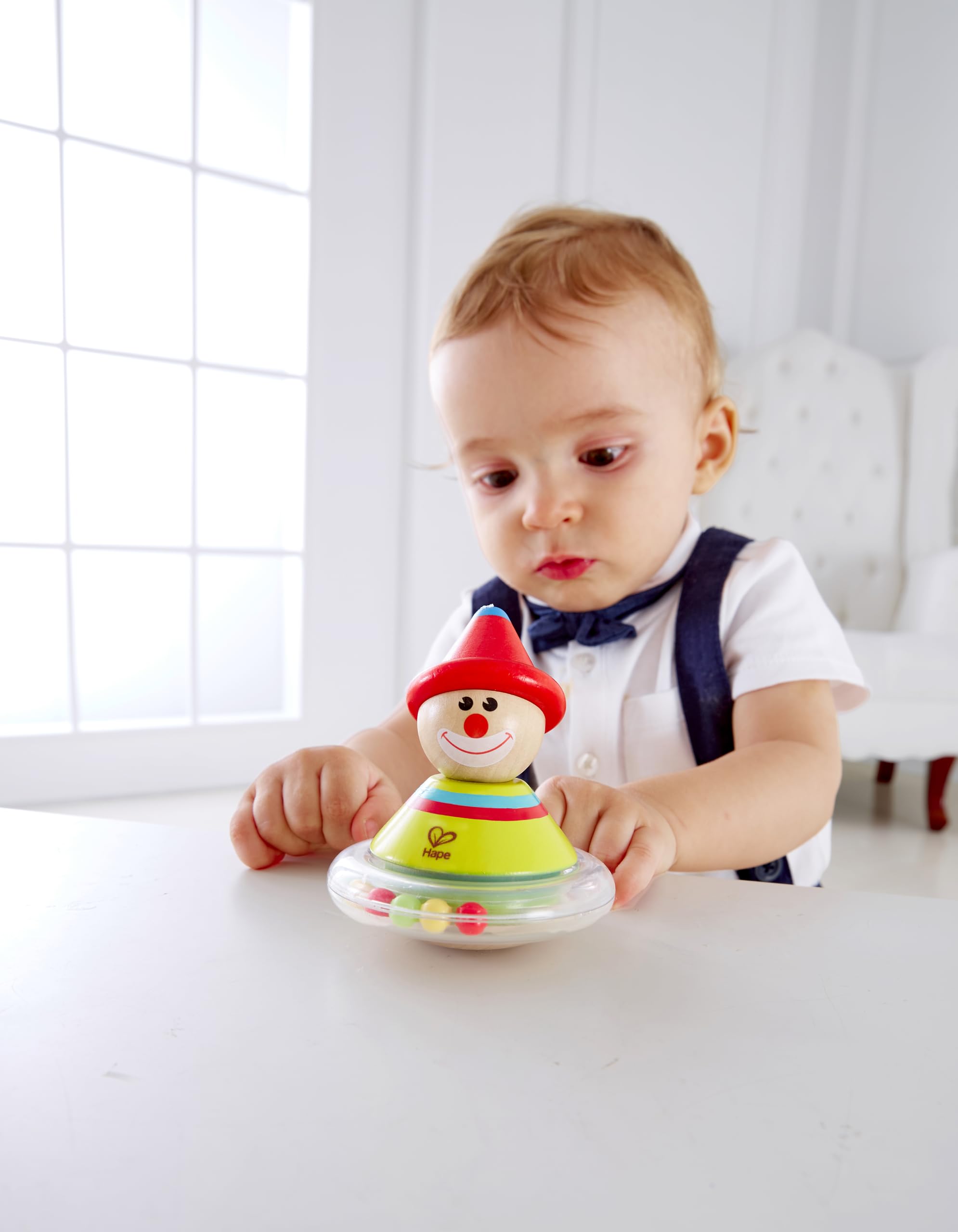 Hape E0015 pagliaccio equilibrista gioco in legno