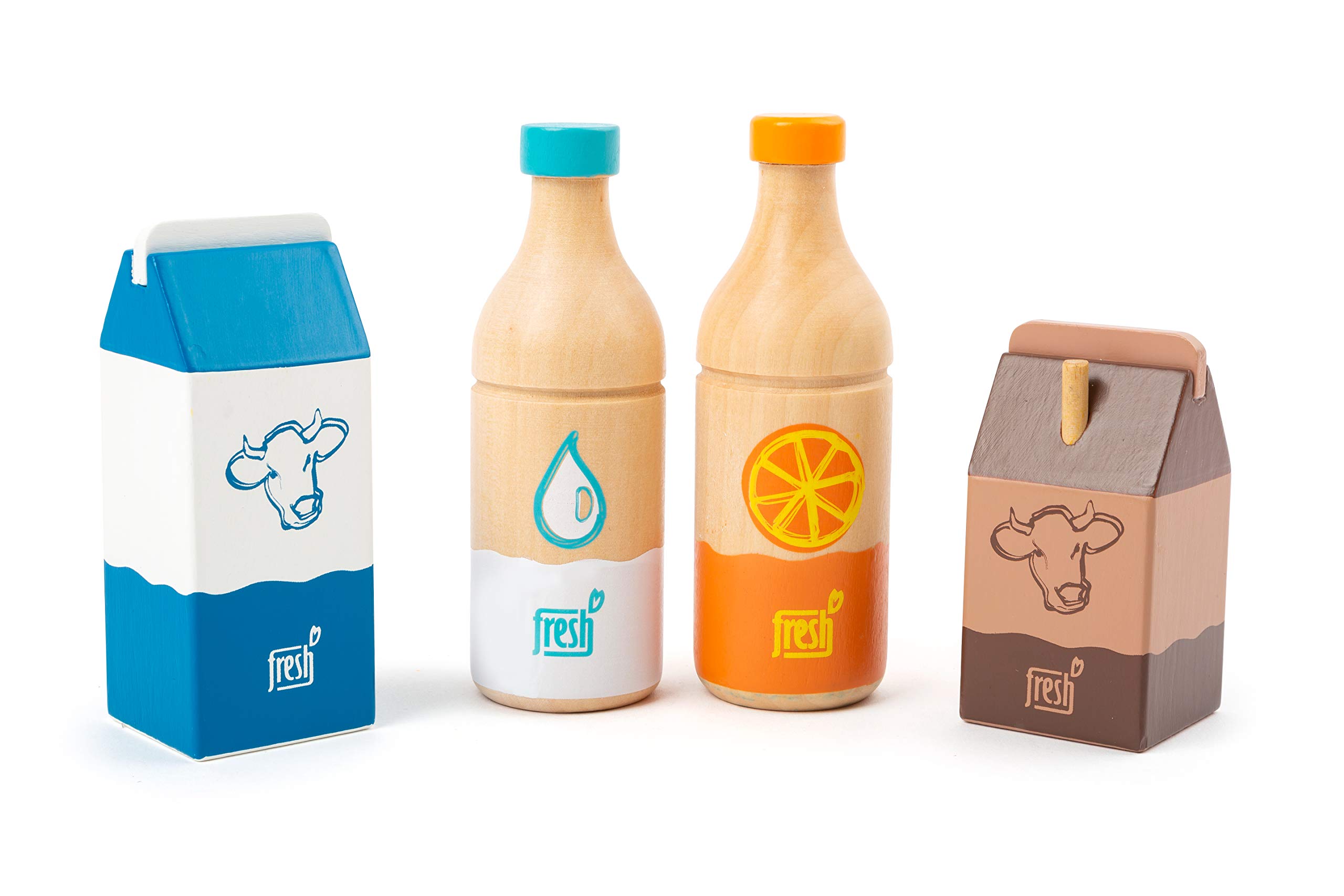 smallfoot fresh set bevande in legno cucina 4 pezzi