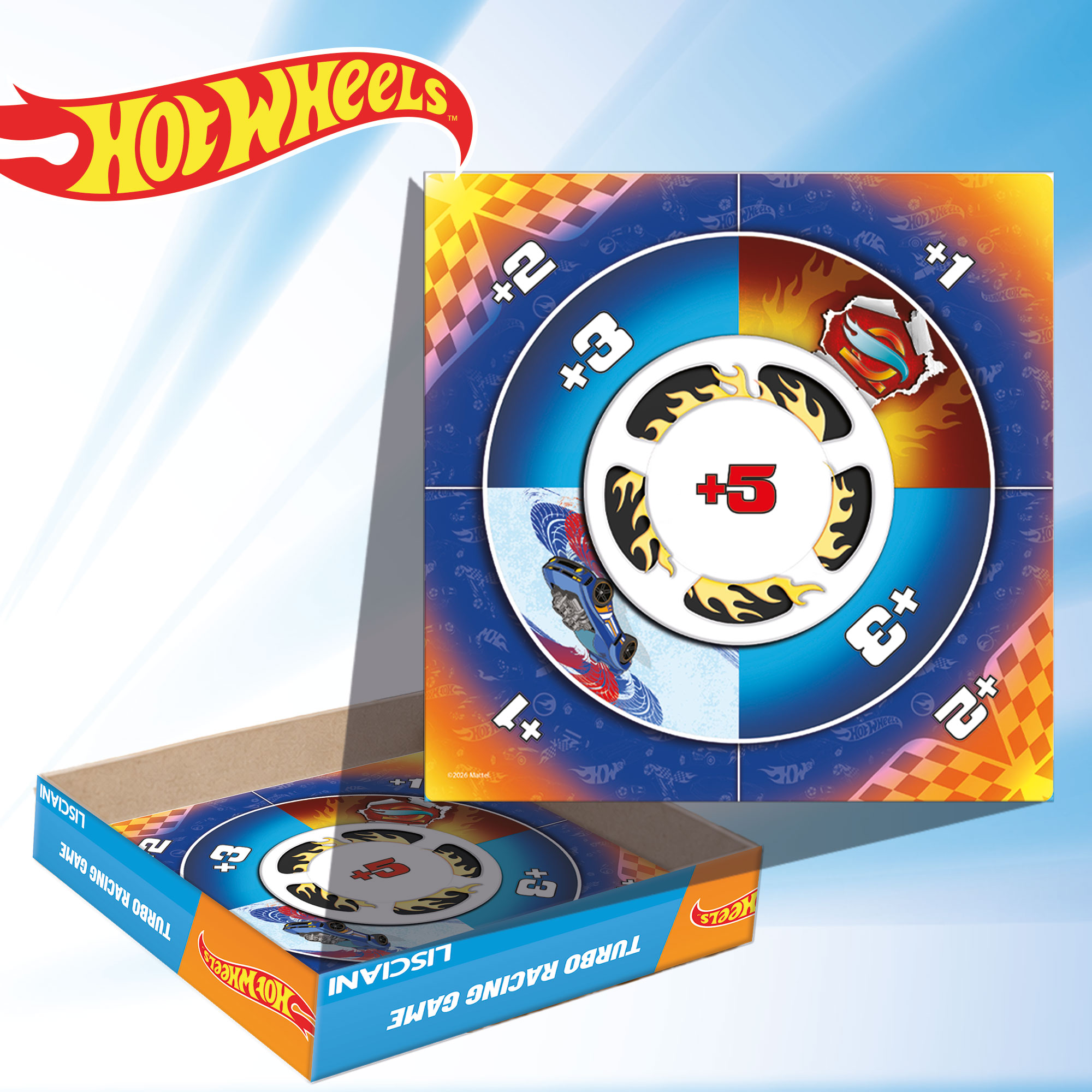 Lisciani Hot Wheels Turbo Racing gioco da tavolo corse