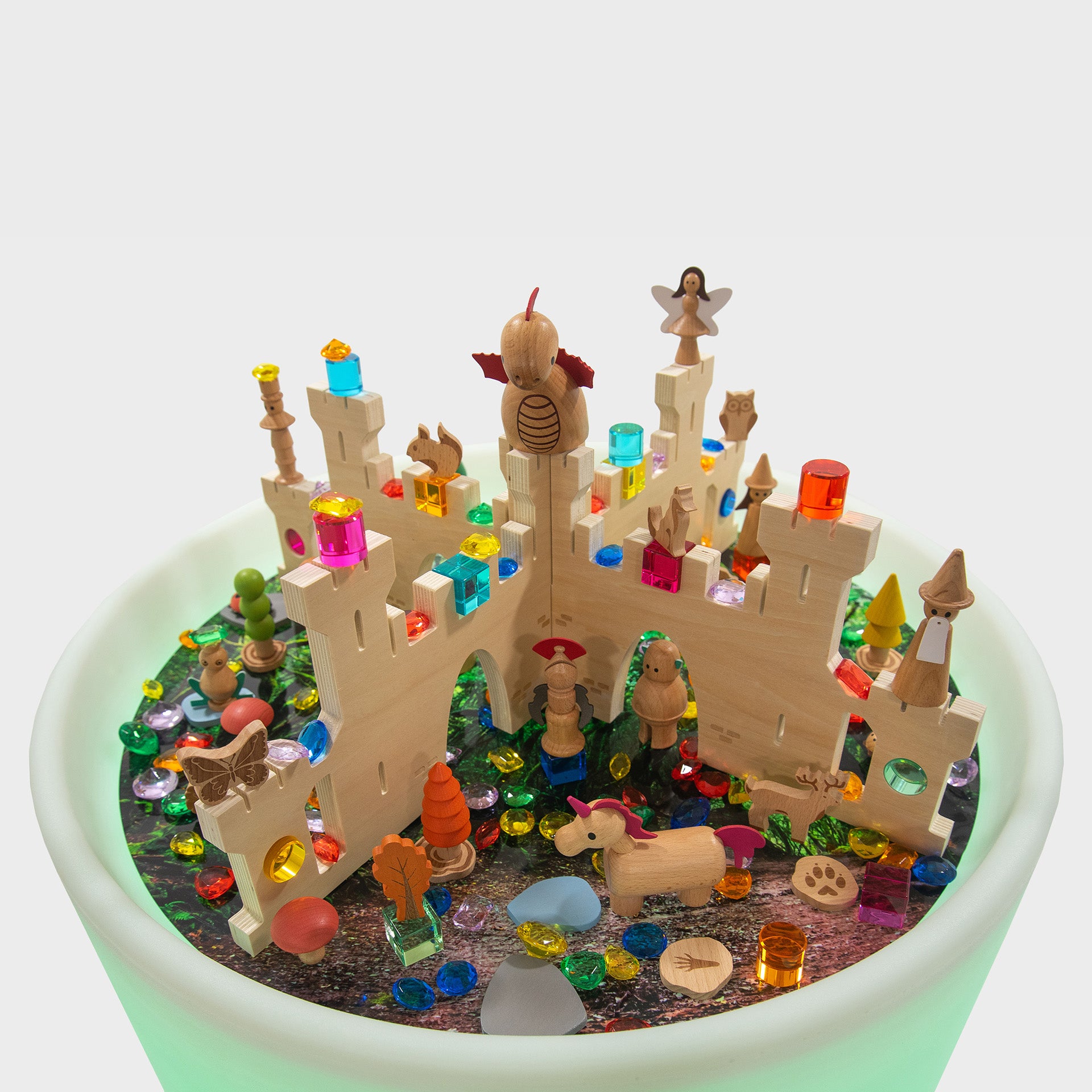 Tickit Discovery Castle Table Bundle tavolo luminoso set castello