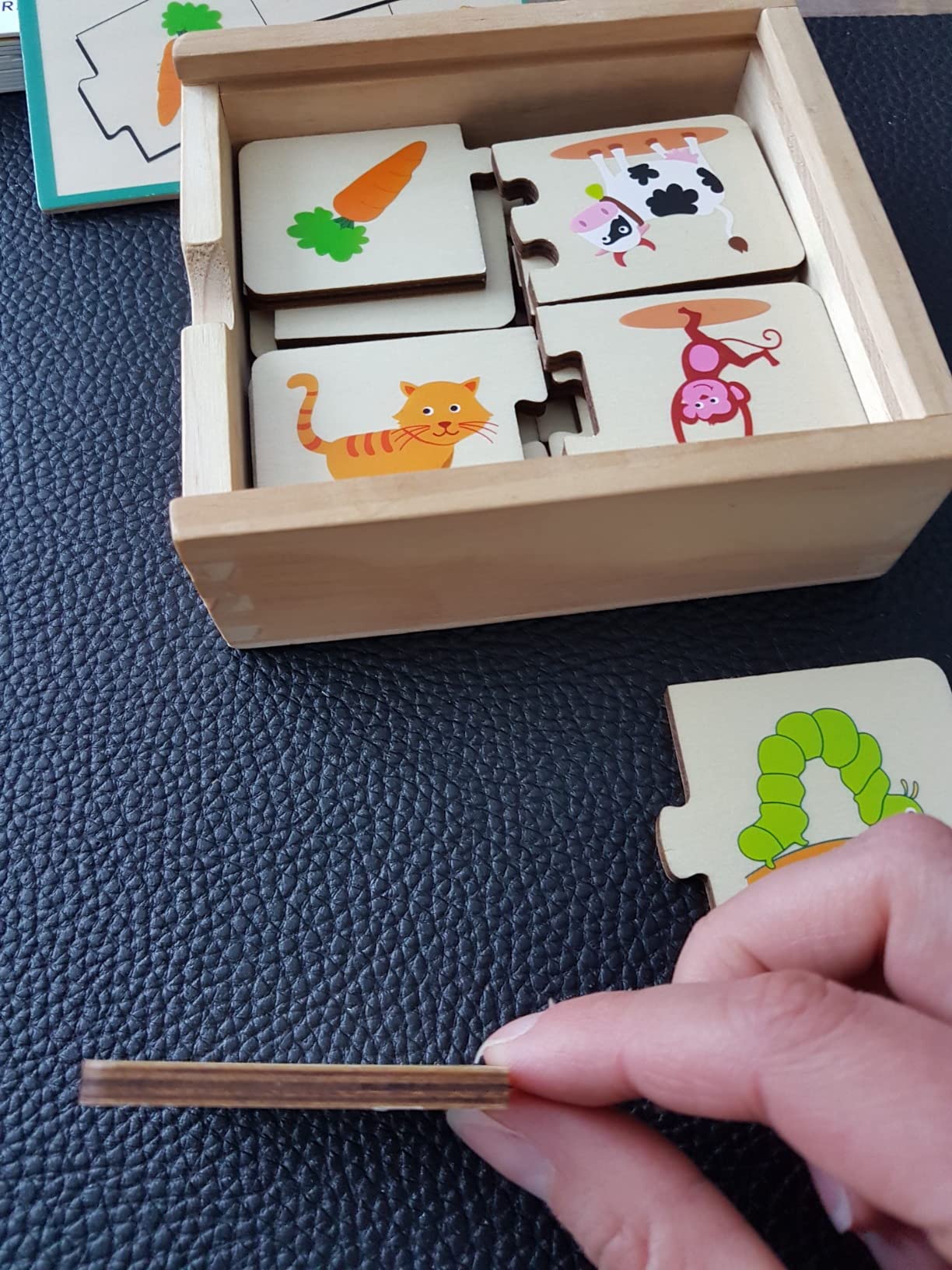 smallfoot Matematica Elementare 11740 scatola calcoli legno