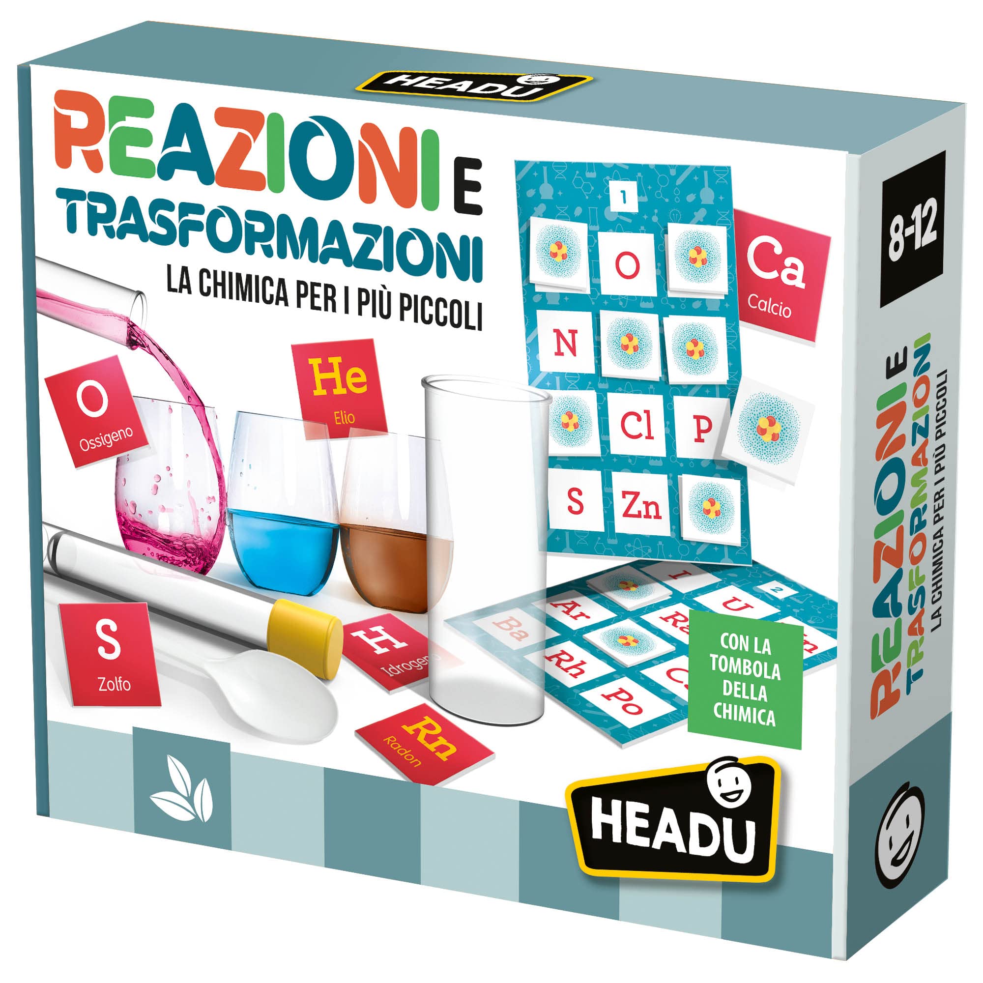 Headu Reazioni e Trasformazioni IT53801 kit chimica 8-12 anni