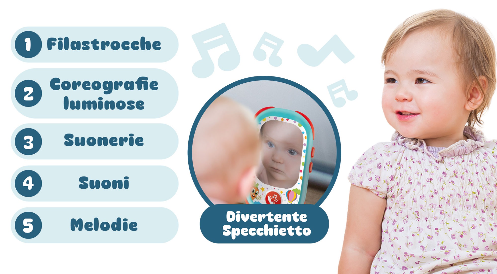 Lisciani Carotina Baby Smartphone Led telefono parlante