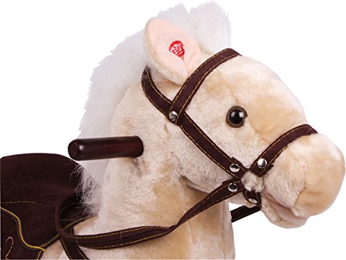 smallfoot 4101 Zottel cavallo a dondolo sonoro
