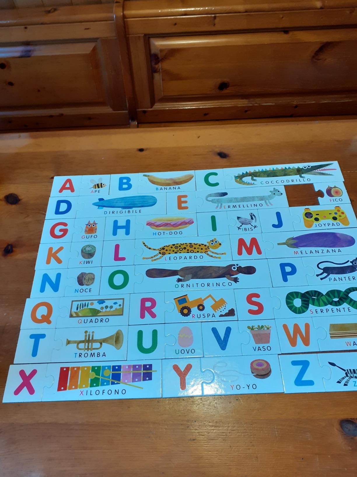 Headu Alfabeto Tattile gioco montessori lettere 3-6 anni