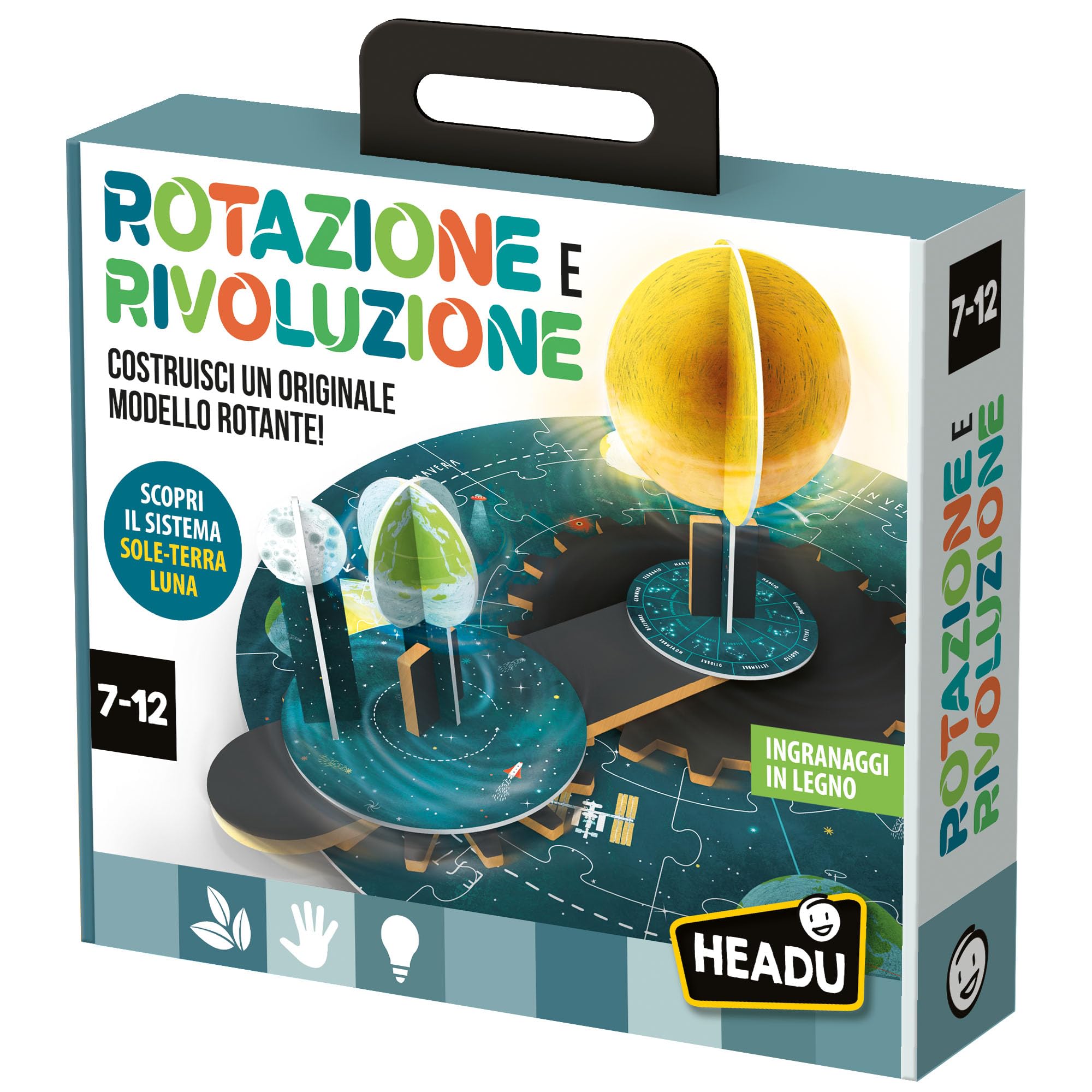 Headu Rotazione e Rivoluzione IT57083 gioco scientifico 6-10 anni