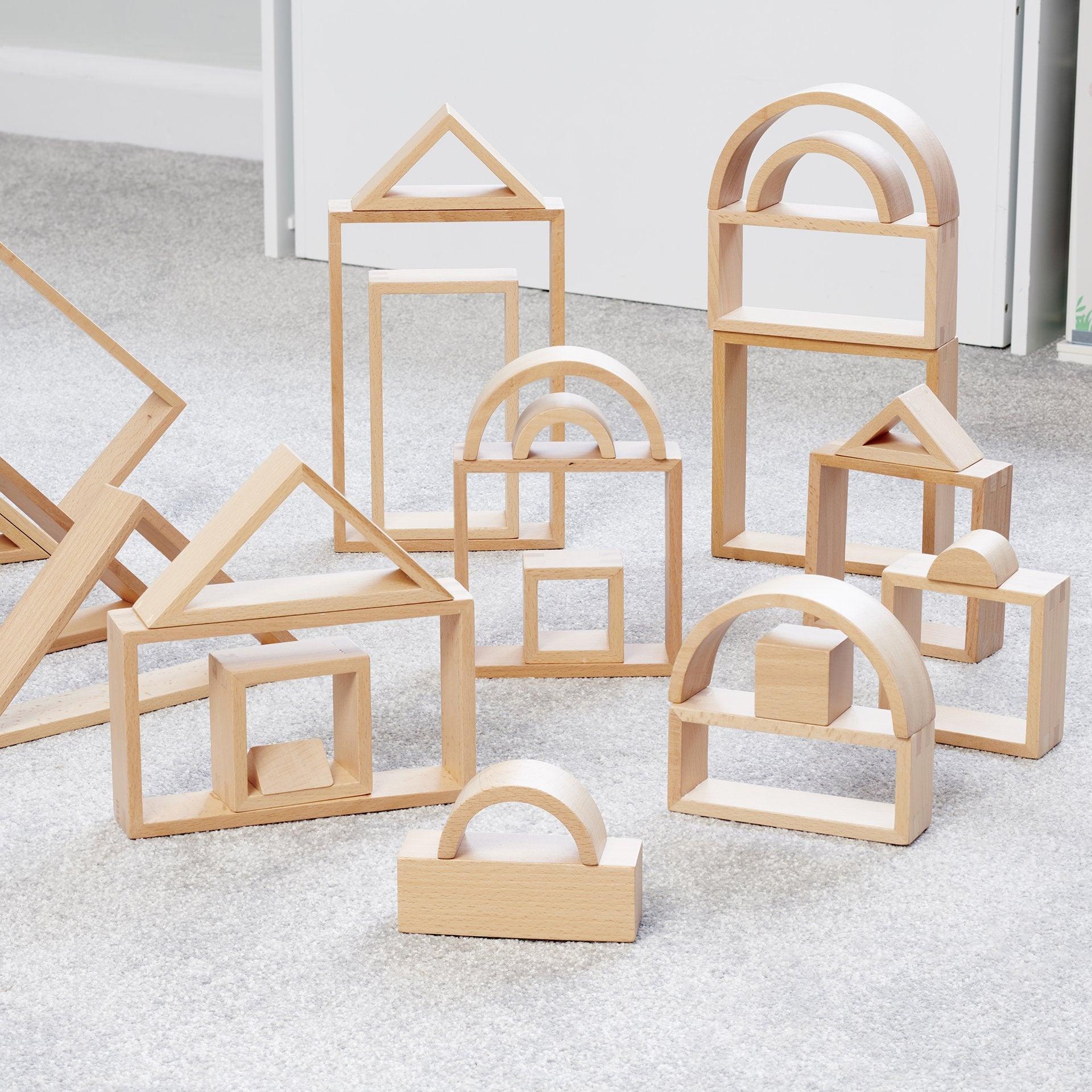 Tickit Wooden Architect Natural costruzioni legno 28 pezzi