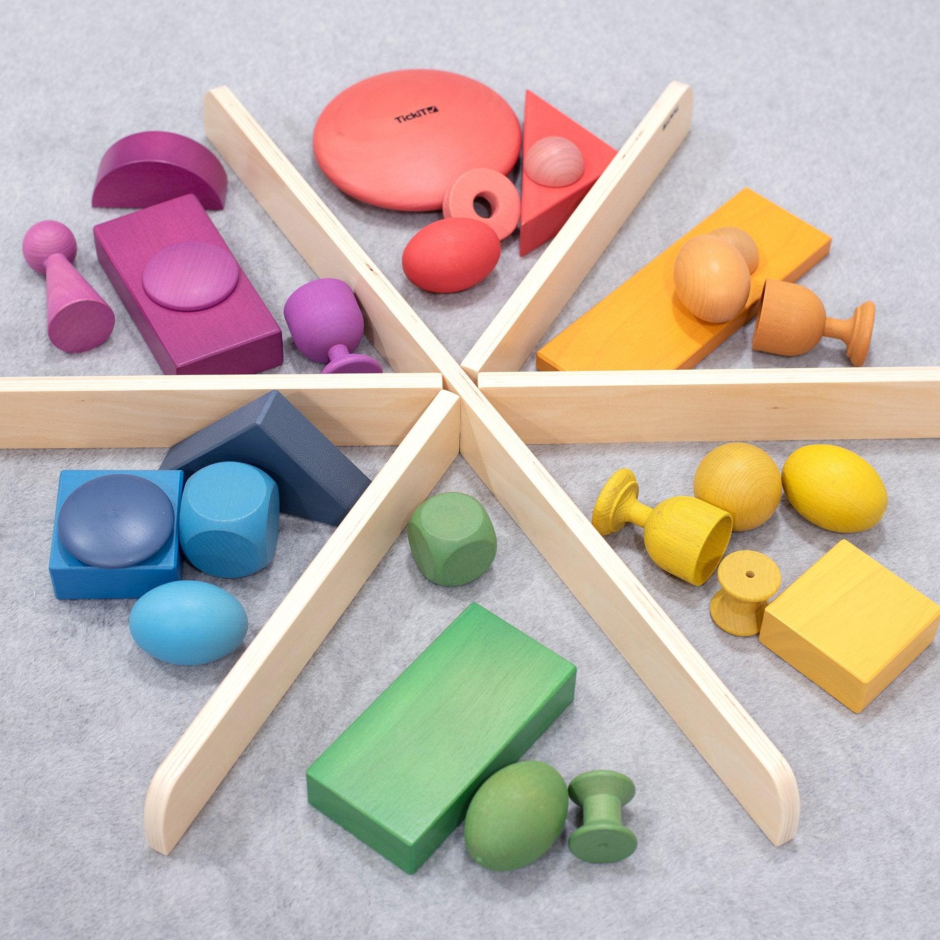 Tickit Wooden Dividers divisori legno cerchio smistamento