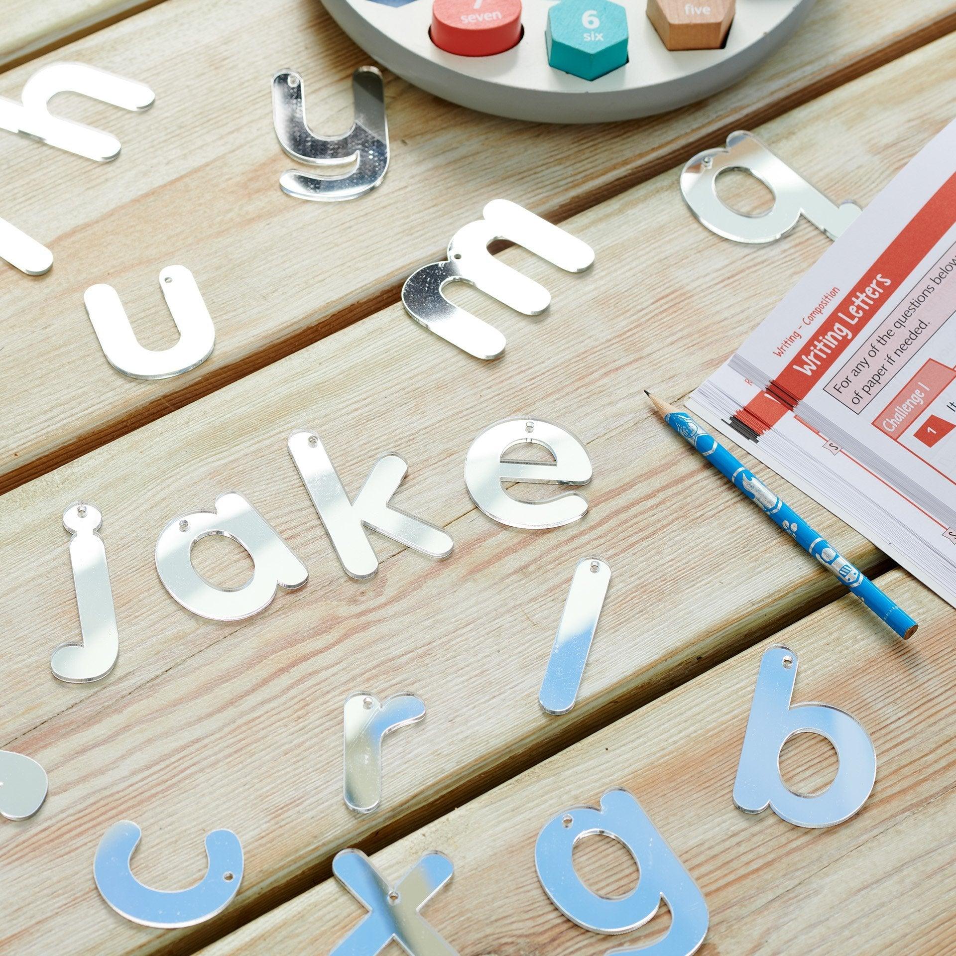 Tickit Mirror Letters lettere specchio 26 pezzi minuscole