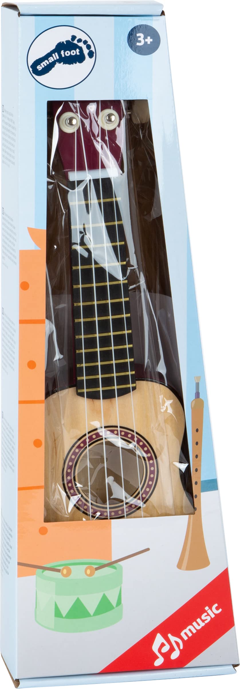 smallfoot 11750 ukulele legno corde nylon bambini