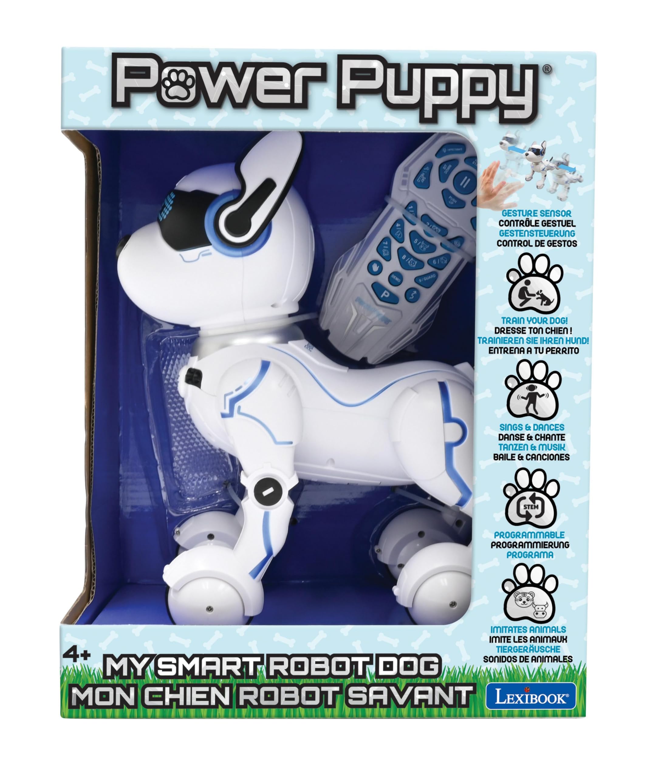 Lexibook Power Puppy DOG01LXB cane robot con telecomando gesti