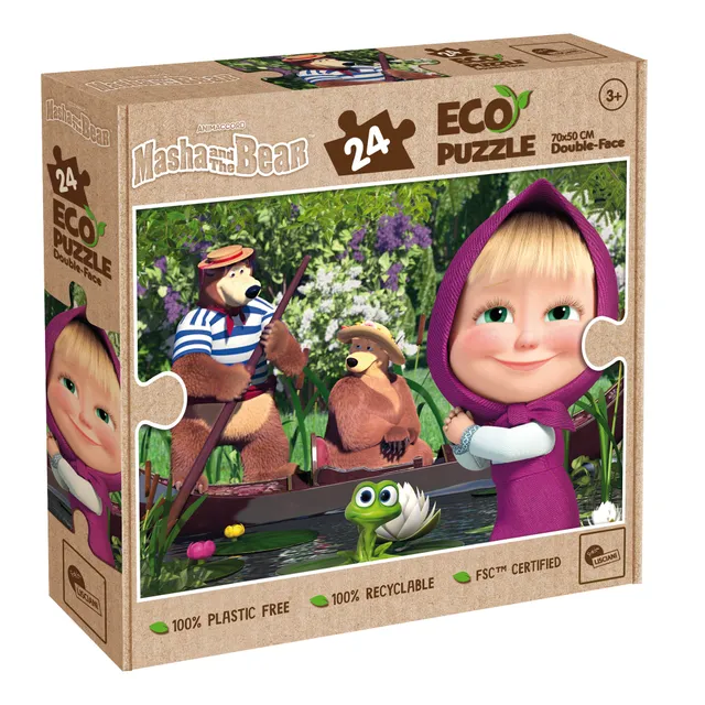 Lisciani Masha Eco-Puzzle Df 24 puzzle 24 pezzi eco