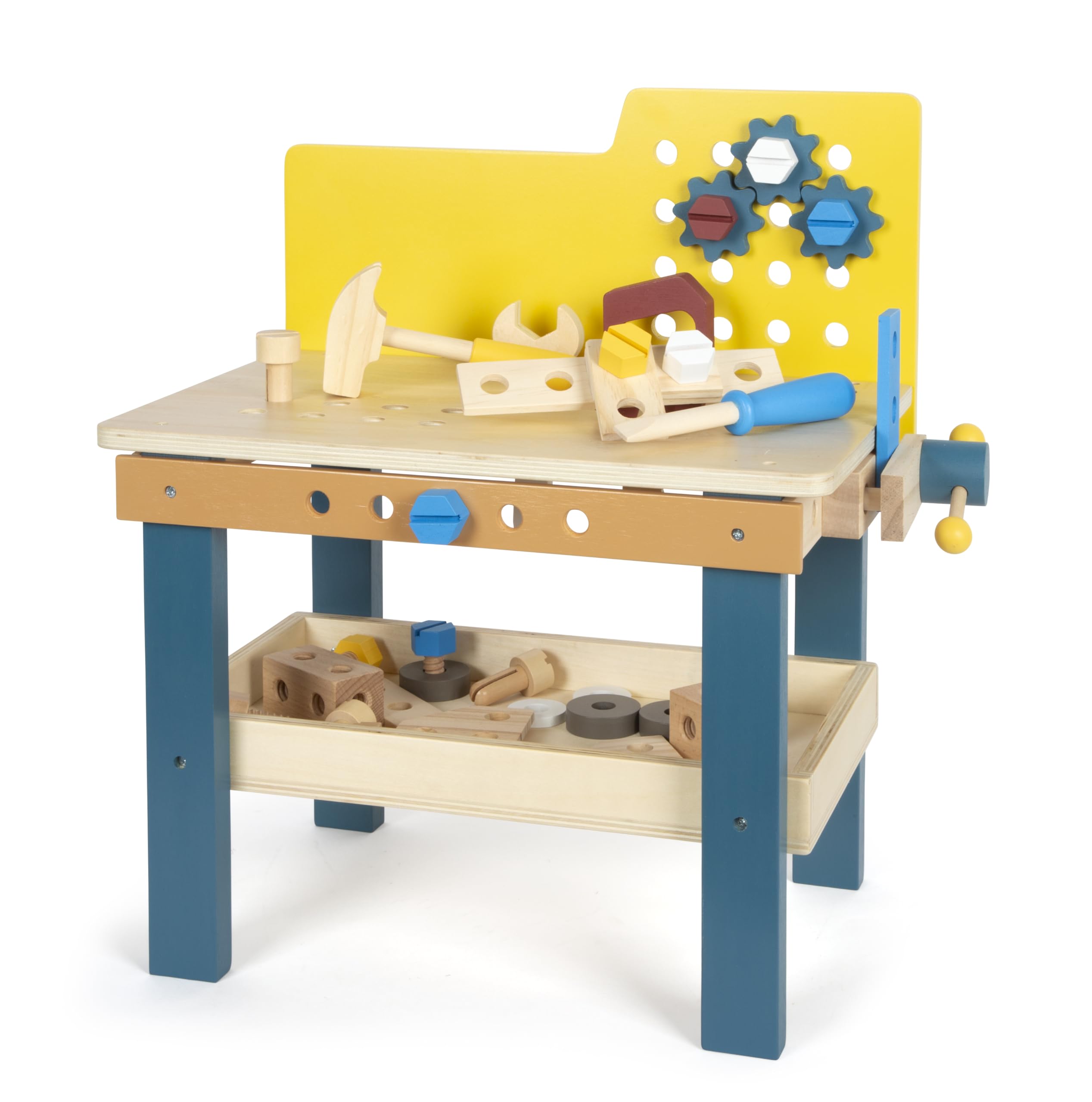 smallfoot 4745 cintura porta attrezzi colorata legno