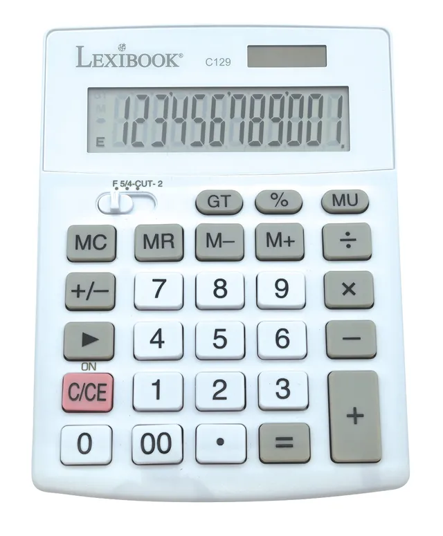 Lexibook C129 calcolatrice da tavolo 12 cifre solare