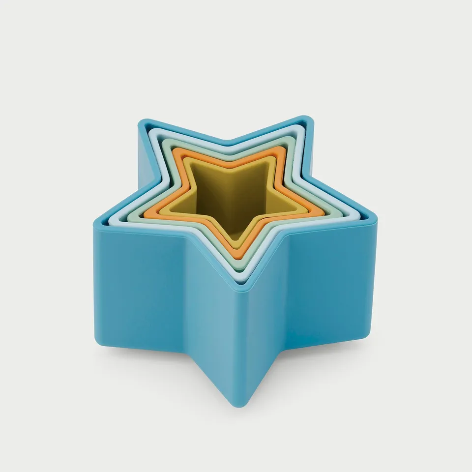 Tickit SiliSoft Star Stacking Cups tazze impilabili neutro 5 pezzi