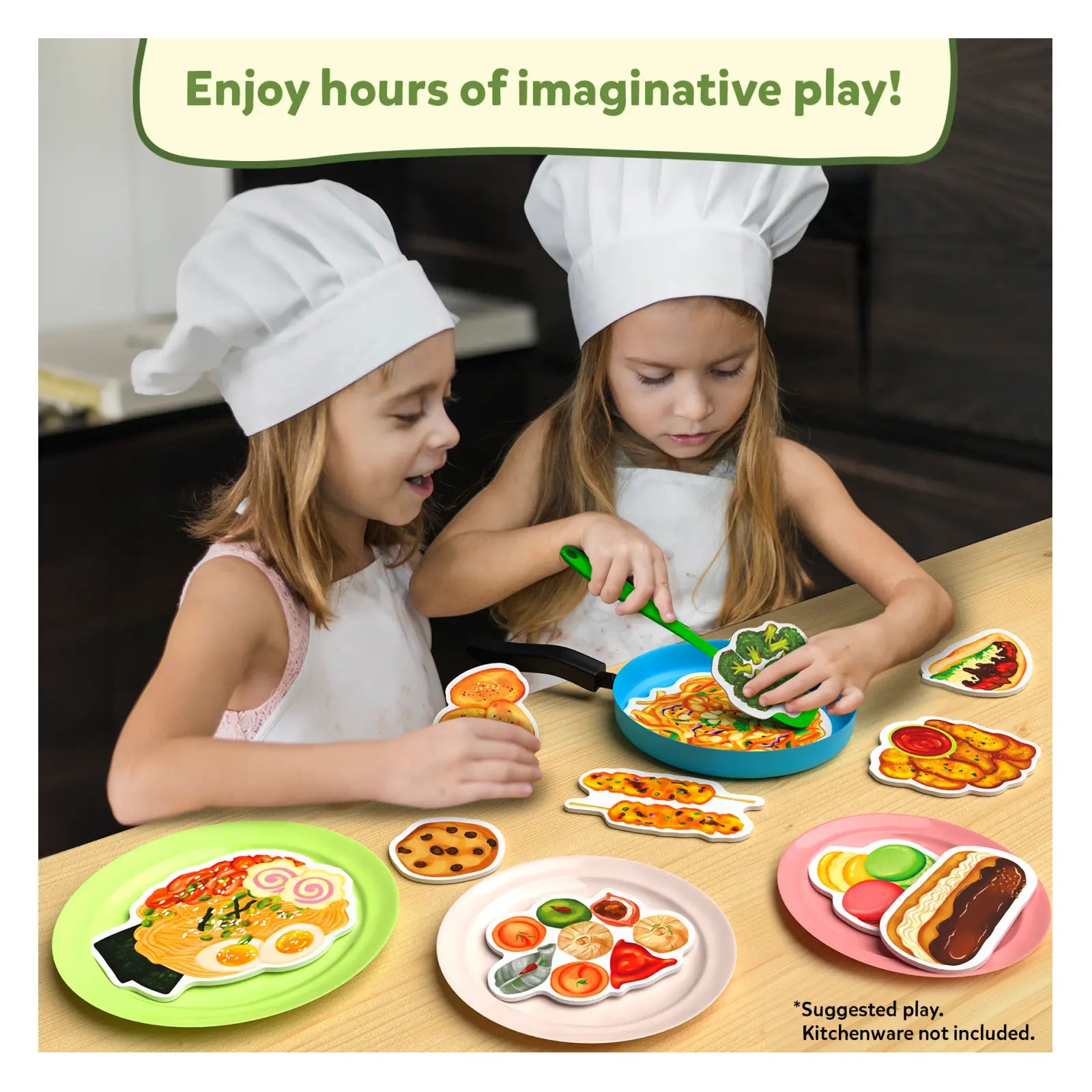 Skillmatics 100 Most Real Play Foods cibo giocattolo 100 pezzi