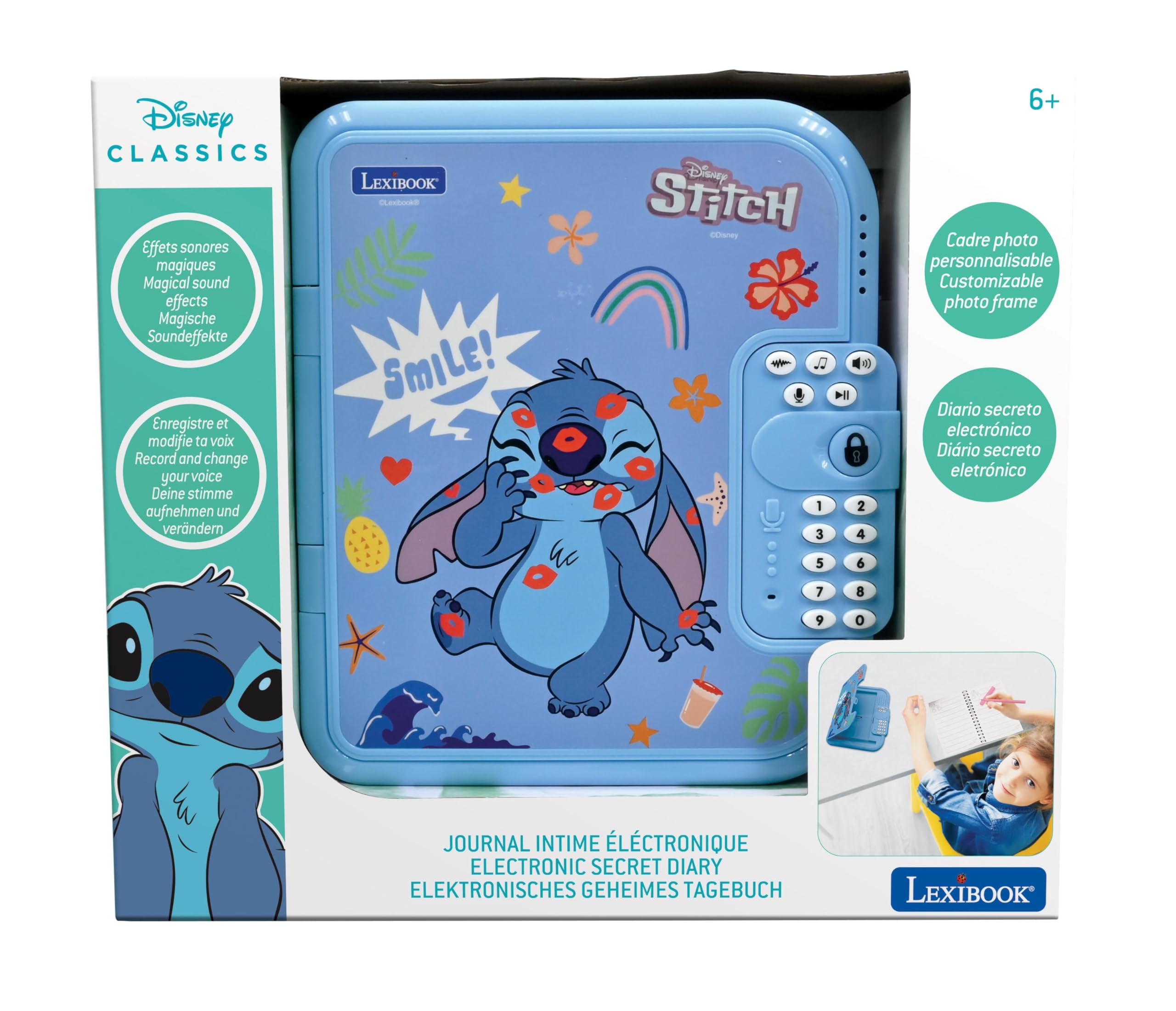 Lexibook Stitch SD50DLXB diario elettronico blu