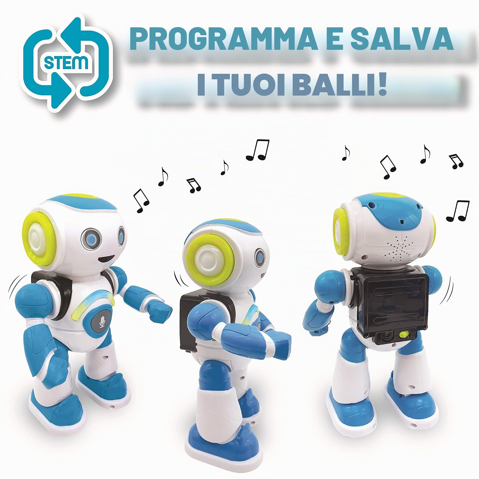 Lexibook Powerman ROB20ES Robot Giocattolo Blu