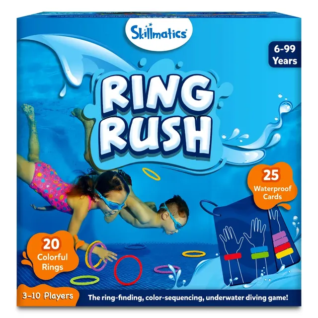 Skillmatics Ring Rush gioco da piscina subacqueo 6+ anni