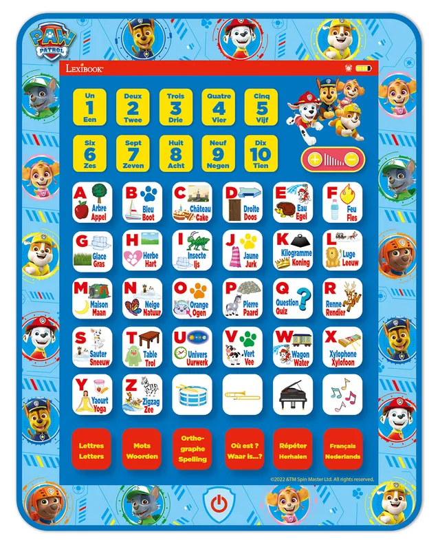 Lexibook JCPAD002PAi10 tablet educativo Paw Patrol blu