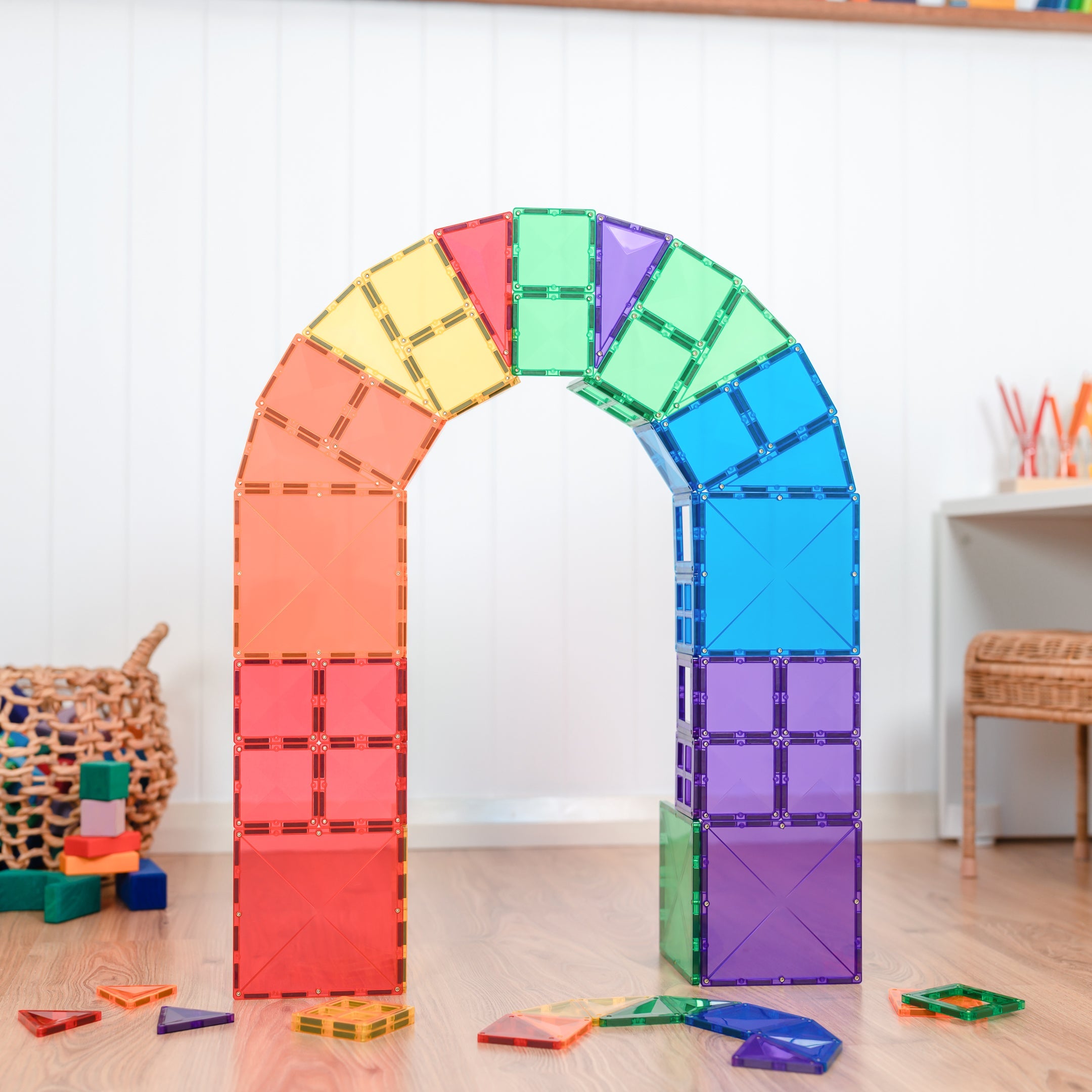 Tickit Wooden Animal Friends Rainbow starter pack 70 pezzi