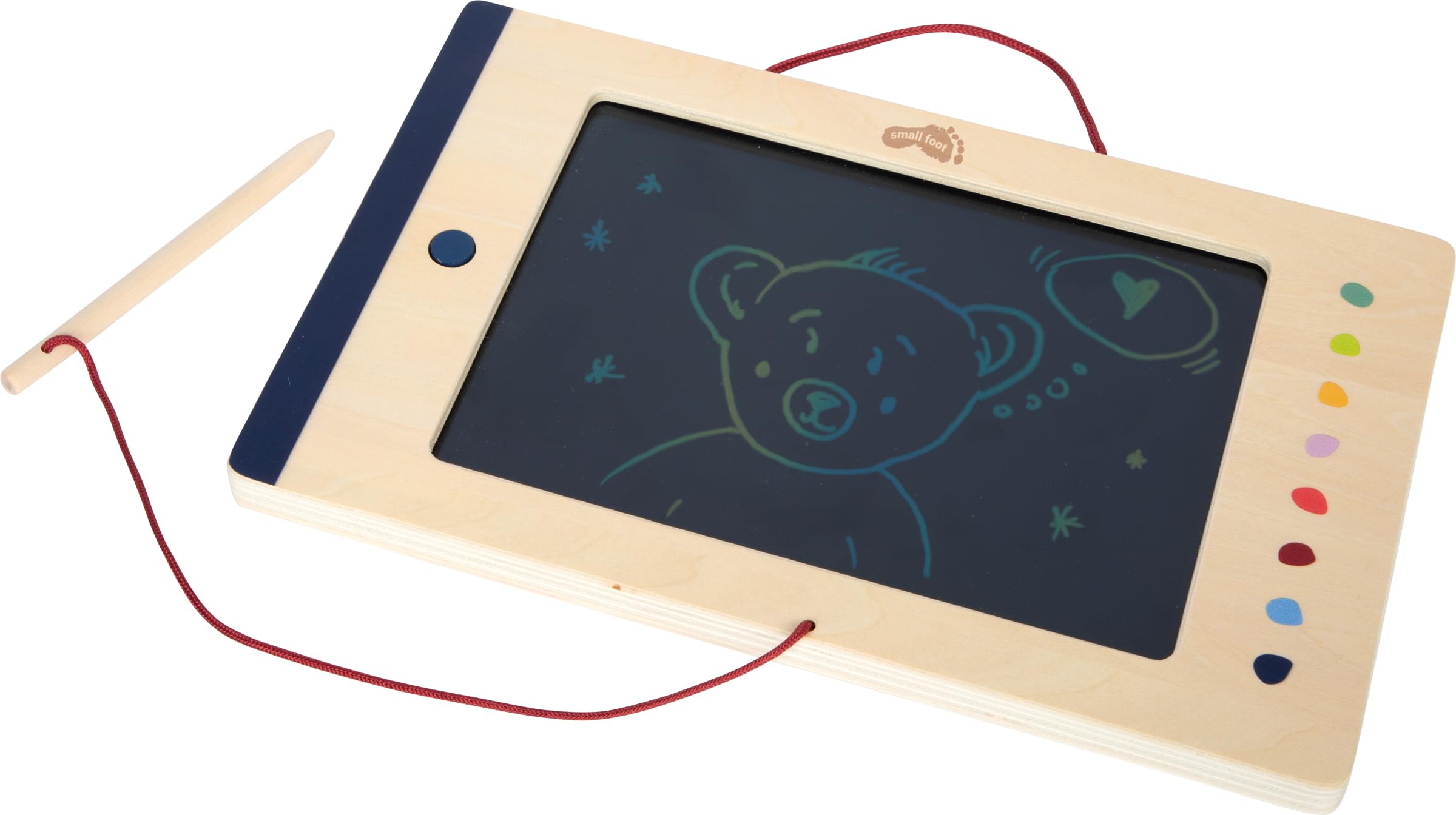 smallfoot Educate lavagnetta LCD a colori cancellabile