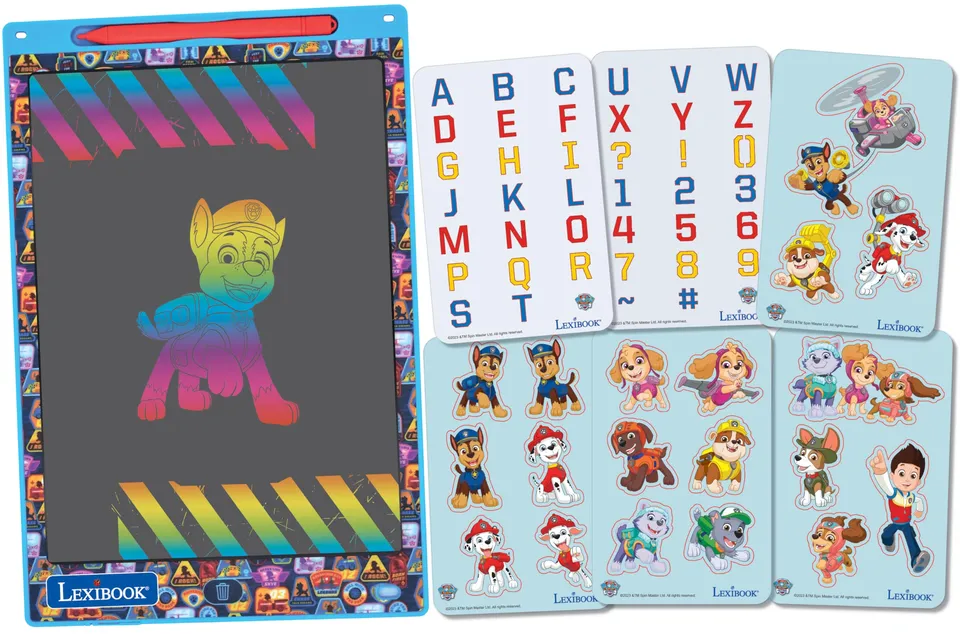 Lexibook Paw Patrol CRT10PA lavagna magica A4 blu