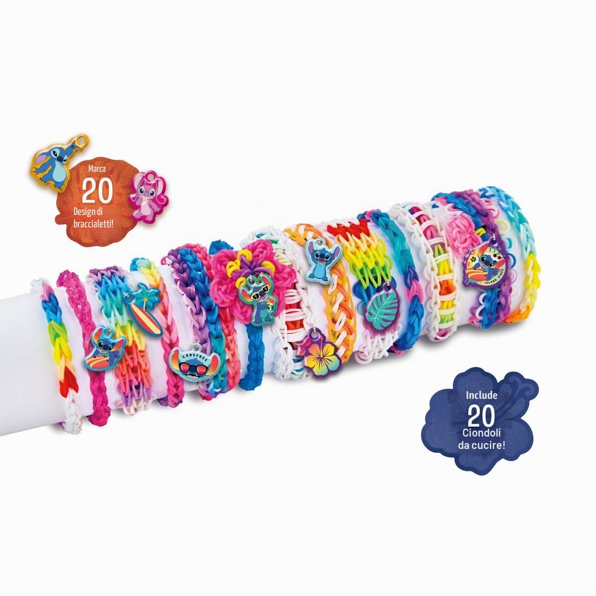Lexibook Cra-Z-Loom CRLOOM9D kit braccialetti Stitch blu