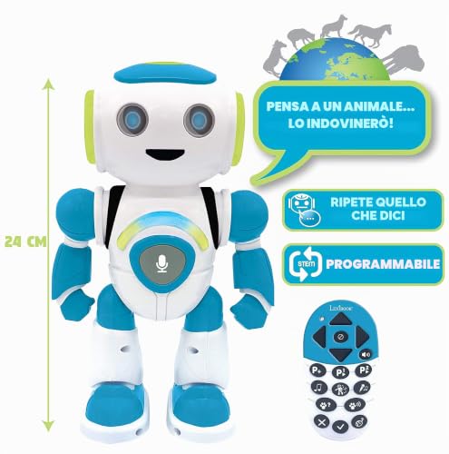 Lexibook Powerman Jr ROB20DE robot giocattolo verde blu