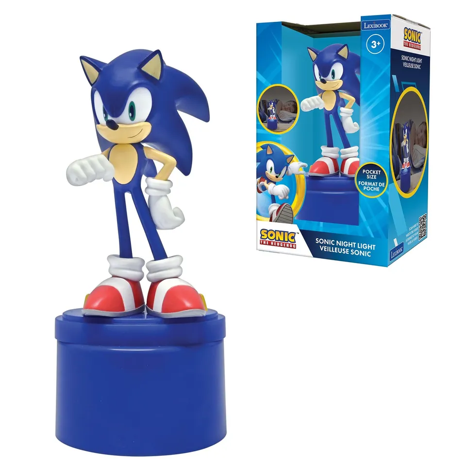 Lexibook Sonic The Hedgehog NLJ01SNLXB luce notturna LED blu
