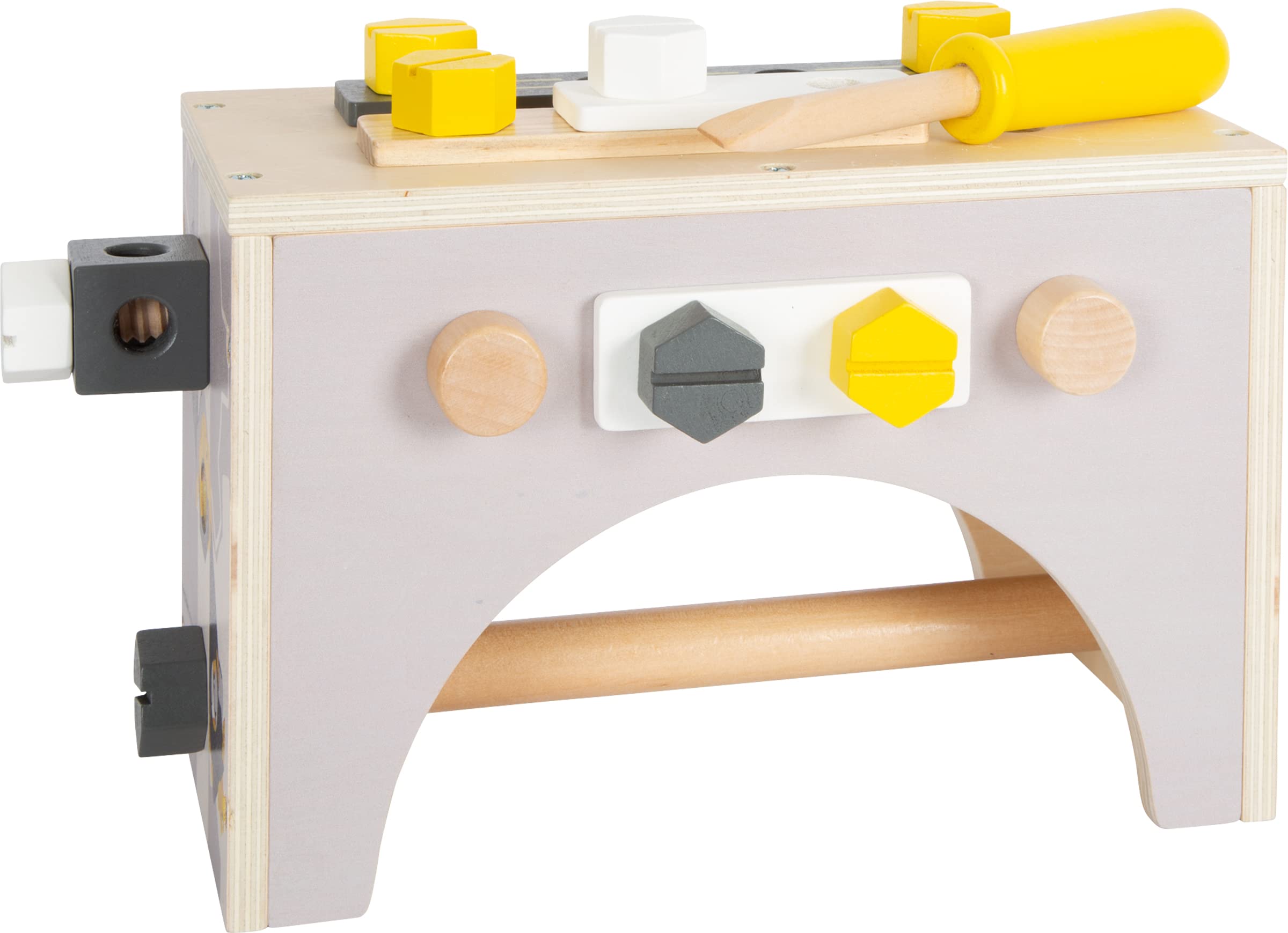 Smallfoot Miniwob 11809 cassetta attrezzi legno 2in1