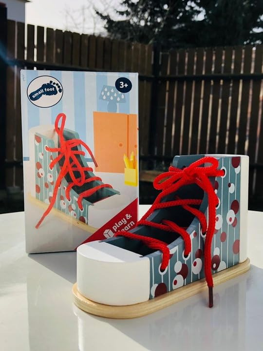 smallfoot 11887 scarpa da allacciare legno dai 3 anni