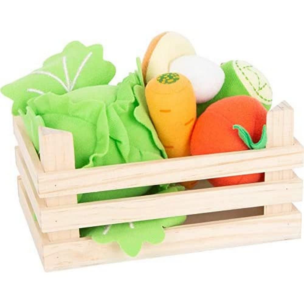 smallfoot 11687 set frutta stoffa gioco cucina 7 pezzi