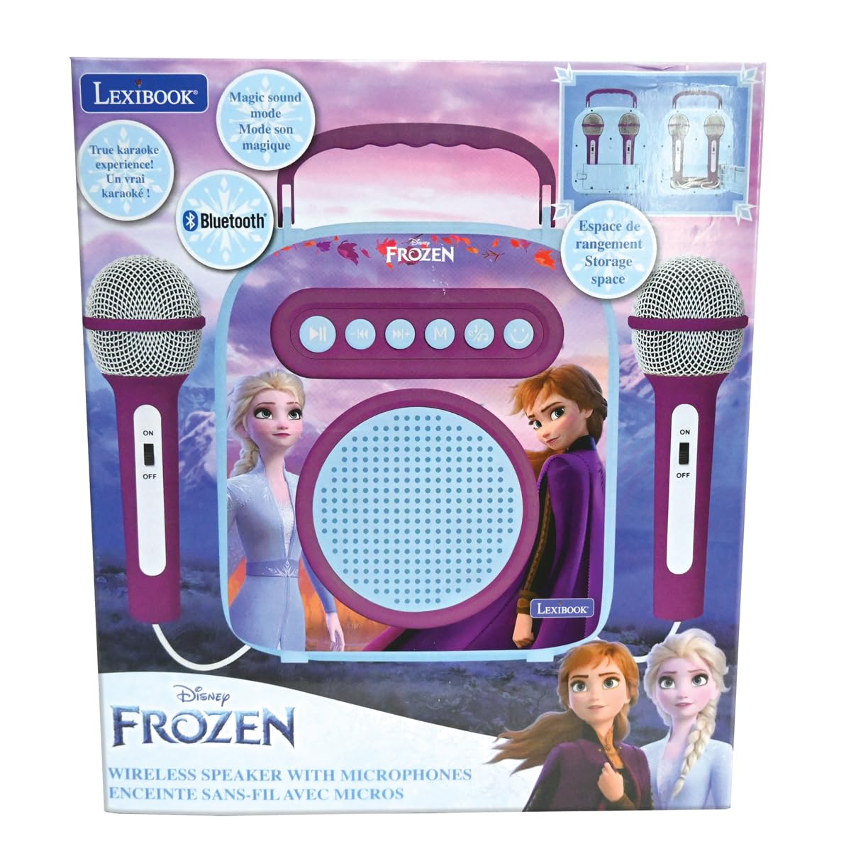 Lexibook Frozen BTC050FZ altoparlante karaoke con microfono