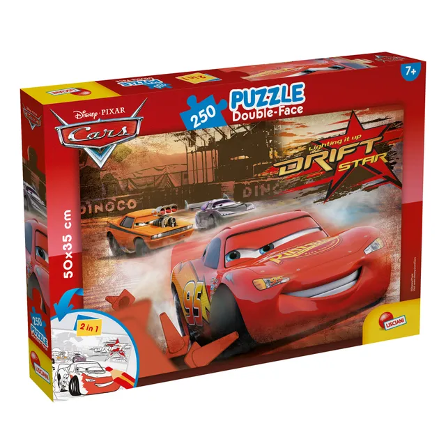 Lisciani Giochi Disney Puzzle DF Plus 250 Cars 250 pezzi double-face